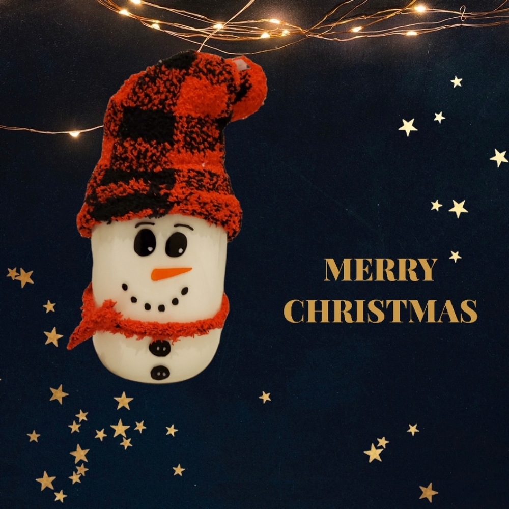 Hand Crafted Snowman